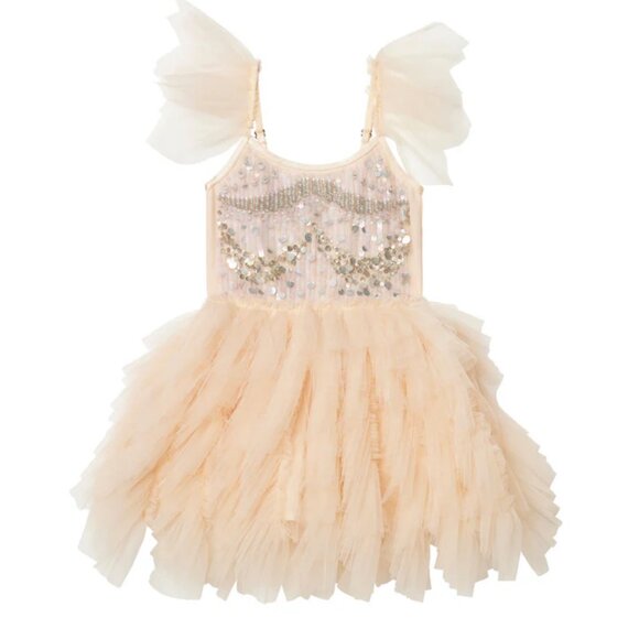 Tutu Du Monde Bebe Tutu Dress Cosmic Mother Of Pearl Party Portrait Wedding NWT - Picture 7 of 7